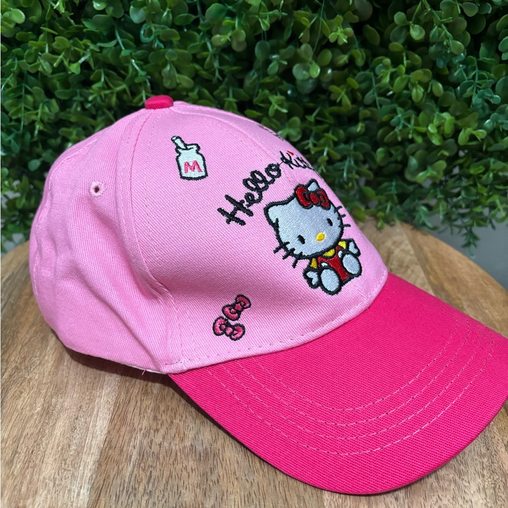 Hello Kitty NWT Pink and Red Kids Hat